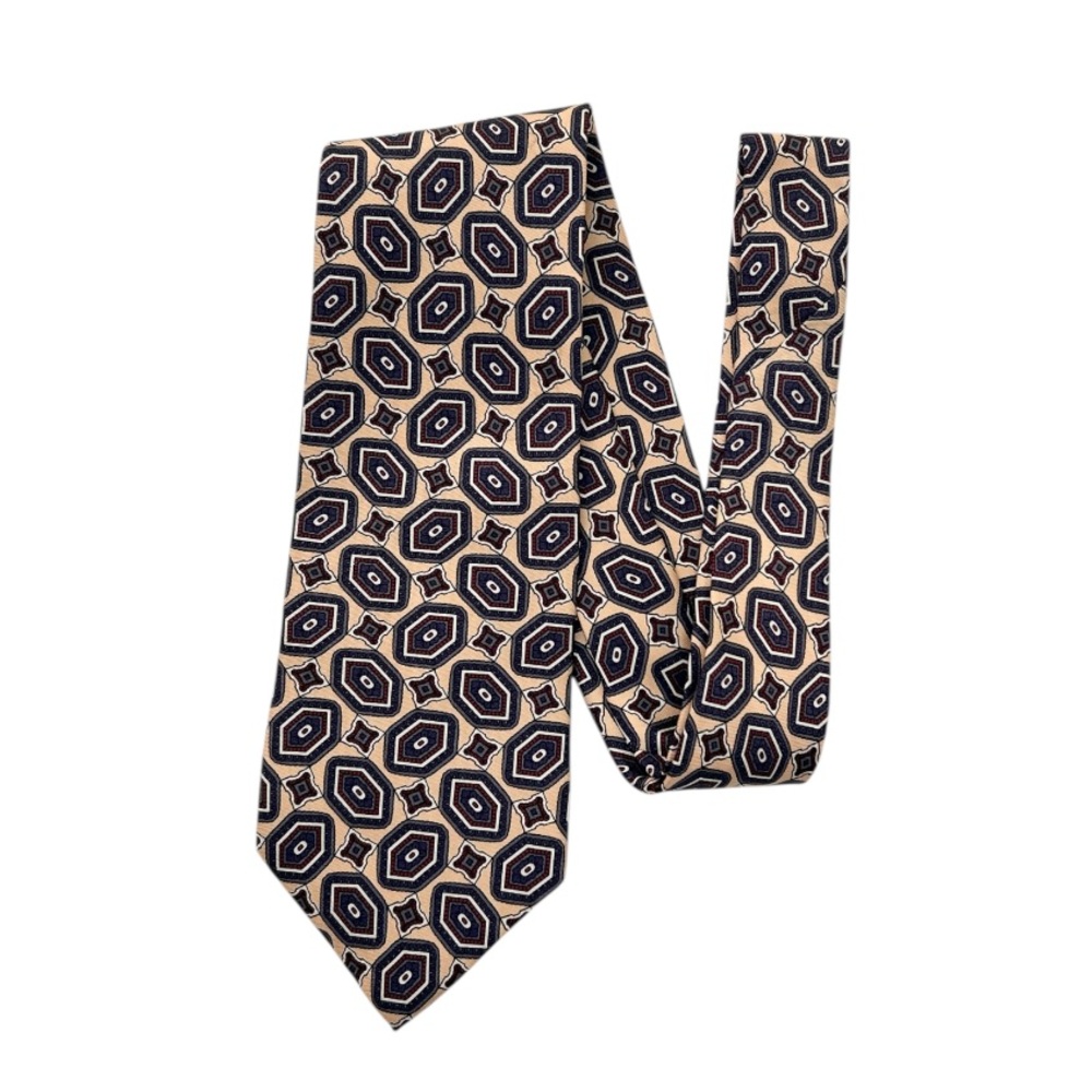 Oscar de la Renta Silk Patterned Tie